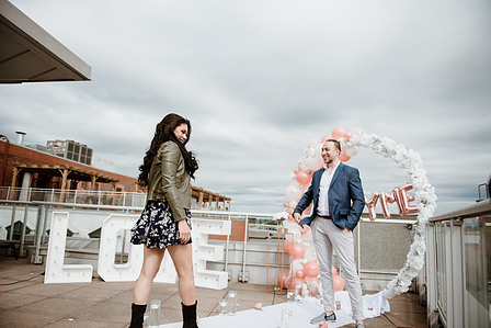 Hotel Saint Sulpice Montreal; Montreal Proposal photographer; Montreal Proposal photography; Montreal Surprise proposal photographer; Montreal wedding photographer; Meggy and Satnislav’s surprise proposal, Old Montreal surprise proposal photo