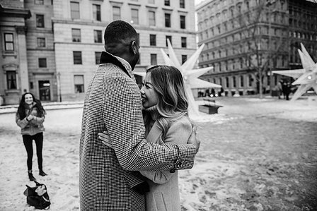 Biana Rosa singer; Ed Sheeran Perfect cover; John KOO Photography; Leon Bridges Beyond cover; MTL surprise marriage proposal photo; Montreal Surprise proposal photographer; Nelligan hotel reception venue; Notre Dame Basilica surprise proposal; Old MTL