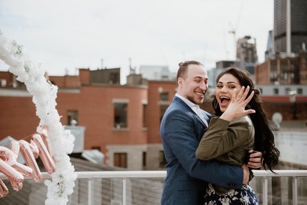 Hotel Saint Sulpice Montreal; Montreal Proposal photographer; Montreal Proposal photography; Montreal Surprise proposal photographer; Montreal wedding photographer; Meggy and Satnislav’s surprise proposal, Old Montreal surprise proposal photo