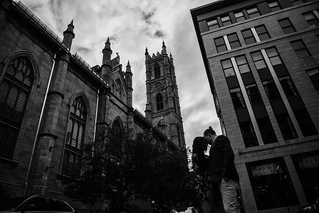 Hotel Saint Sulpice Montreal; Montreal Proposal photographer; Montreal Proposal photography; Montreal Surprise proposal photographer; Montreal wedding photographer; Meggy and Satnislav’s surprise proposal, Old Montreal surprise proposal photo