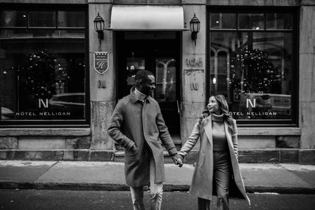 Biana Rosa singer; Ed Sheeran Perfect cover; John KOO Photography; Leon Bridges Beyond cover; MTL surprise marriage proposal photo; Montreal Surprise proposal photographer; Nelligan hotel reception venue; Notre Dame Basilica surprise proposal; Old MTL