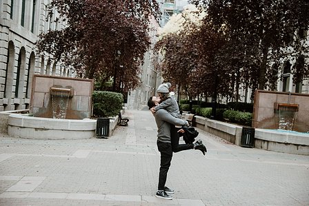 Montreal surprise proposal photographer, Montreal engagement photographer, Montreal wedding Photographer, Old Montreal surprise proposal, Raheel and Tayeba's Montreal surprise proposal, destination surprise proposal photographer