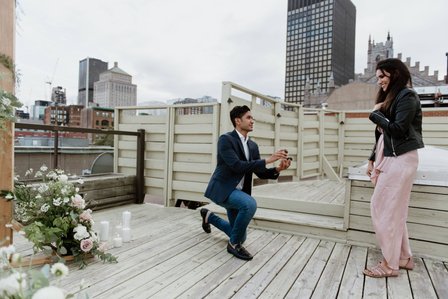 Mehreen and Animesh's surprise proposal; Montreal Proposal photographer; Montreal Surprise proposal photographer; Old Montreal Surprise Proposal; She said yes; Will You Marry Me