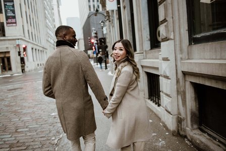 Biana Rosa singer; Ed Sheeran Perfect cover; John KOO Photography; Leon Bridges Beyond cover; MTL surprise marriage proposal photo; Montreal Surprise proposal photographer; Nelligan hotel reception venue; Notre Dame Basilica surprise proposal; Old MTL