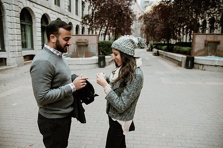 Montreal surprise proposal photographer, Montreal engagement photographer, Montreal wedding Photographer, Old Montreal surprise proposal, Raheel and Tayeba's Montreal surprise proposal, destination surprise proposal photographer