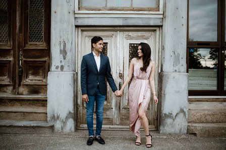 Mehreen and Animesh's surprise proposal; Montreal Proposal photographer; Montreal Surprise proposal photographer; Old Montreal Surprise Proposal; She said yes; Will You Marry Me