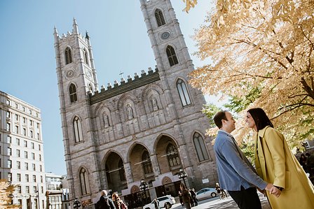 Montreal Surprise proposal photographer, Old Montreal Surprise Proposal, Matt and Jackie's Montreal surprise proposal, Montreal Engagement Photographer