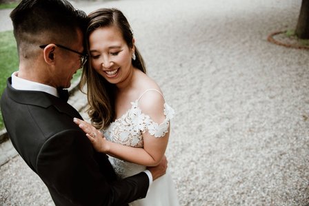 Montreal wedding Photographer; Montreal wedding photo; Carrie Ma officiant; Charlotte Flannery MUA hair stylist; FSEV wedding officiant; Jamie and Newton's wedding; John KOO Photography; Kristina Chan desserts; Longueuil wedding; Oxide design florist