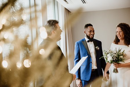Montreal Wedding photographer, William Gray Hotel wedding, Old Montreal wedding, Intimate wedding, interracial marriage, winter wedding, first look, JohnKOOphotography