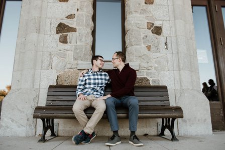 Adam and Phillip's Montreal engagement shoot, Montreal LGBTQ+ engagement photographer, Montreal LGBTQ+ wedding photographer, Montreal gay prewedding engagement photographer, Montreal same sex wedding photographer