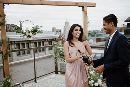 Mehreen and Animesh's surprise proposal; Montreal Proposal photographer; Montreal Surprise proposal photographer; Old Montreal Surprise Proposal; She said yes; Will You Marry Me