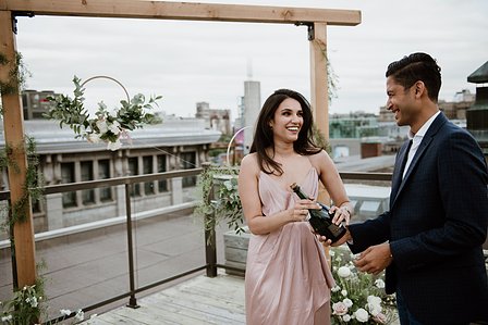 Mehreen and Animesh's surprise proposal; Montreal Proposal photographer; Montreal Surprise proposal photographer; Old Montreal Surprise Proposal; She said yes; Will You Marry Me