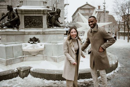 Biana Rosa singer; Ed Sheeran Perfect cover; John KOO Photography; Leon Bridges Beyond cover; MTL surprise marriage proposal photo; Montreal Surprise proposal photographer; Nelligan hotel reception venue; Notre Dame Basilica surprise proposal; Old MTL