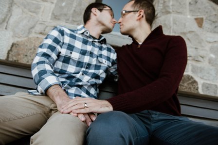 Adam and Phillip's Montreal engagement shoot, Montreal LGBTQ+ engagement photographer, Montreal LGBTQ+ wedding photographer, Montreal gay prewedding engagement photographer, Montreal same sex wedding photographer