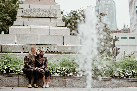 Adrien Bochereau and Vivien Gaumand; Fall Autumn photo shoot; Jessica and Chris's Montreal engagement photographer; John KOO Photography; L'ombre des Cosmos; Louis-Guy Roy; Montreal Pre-Wedding photographer; Montreal wedding Photographer; Old Montreal por