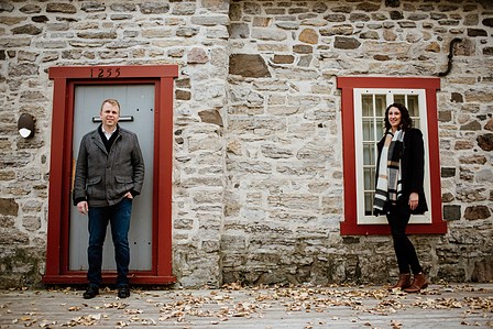 Fall Autumn photo shoot; John KOO Photography; Julianne and Marc's engagement shoot; Lachine Canal; Montreal Engagement Photographer; Sunset Montreal; Sunset engagement photo; engagement photos