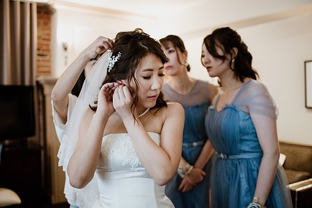 Montreal Wedding photographer, Hotel Nelligan wedding, Old Montreal wedding, MTL wedding photo, American Japanese wedding, Winter wedding