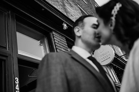 Montreal wedding Photographer, Old Montreal Engagement Photo, Camellia Sinensis, Montreal Engagement Photo, Montreal Pre-Wedding photographer, Gohar and Kosta's MTL engagement photographer