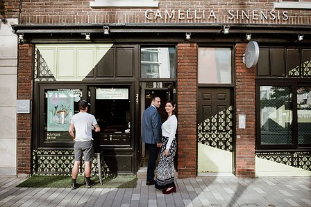 Montreal wedding Photographer, Old Montreal Engagement Photo, Camellia Sinensis, Montreal Engagement Photo, Montreal Pre-Wedding photographer, Gohar and Kosta's MTL engagement photographer
