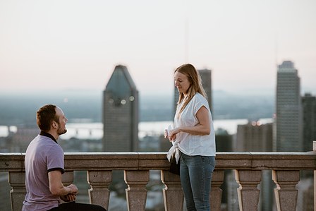 Montreal Proposal photographer; Montreal Surprise proposal photographer; Montreal wedding Photographer