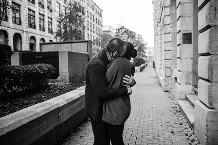 John KOO Photography; Marriage proposal MTL photo; Montreal Surprise proposal photographer; Old Montreal Surprise Proposal; Preet and Danny's Montreal surprise proposal photographer