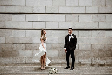 Montreal wedding Photographer; Montreal wedding photo; Carrie Ma officiant; Charlotte Flannery MUA hair stylist; FSEV wedding officiant; Jamie and Newton's wedding; John KOO Photography; Kristina Chan desserts; Longueuil wedding; Oxide design florist