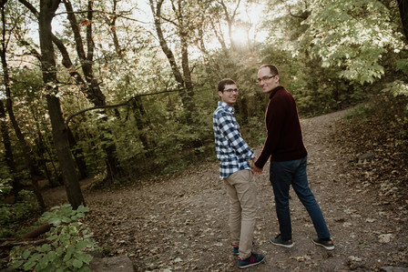 Adam and Phillip's Montreal engagement shoot, Montreal LGBTQ+ engagement photographer, Montreal LGBTQ+ wedding photographer, Montreal gay prewedding engagement photographer, Montreal same sex wedding photographer
