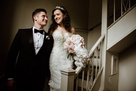 Montreal wedding photographer; John KOO Photography; Lubov and Jonathan's wedding; Montreal wedding photo; Prima Luna restaurant reception hall; St. Rose of Lima church Laval; wedding photography; Église Sainte-Rose-de-Lima Laval
