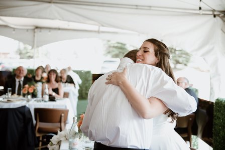 Danielle and Andrew's wedding; First look; John KOO Photography; Ketubah signing; Montreal Jewish wedding; Montreal Jewish wedding photographer; Shaare Zion Congregation; Table 51 restaurant MTL