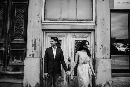 Mehreen and Animesh's surprise proposal; Montreal Proposal photographer; Montreal Surprise proposal photographer; Old Montreal Surprise Proposal; She said yes; Will You Marry Me