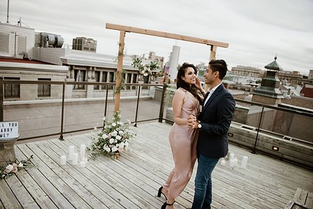 Mehreen and Animesh's surprise proposal; Montreal Proposal photographer; Montreal Surprise proposal photographer; Old Montreal Surprise Proposal; She said yes; Will You Marry Me