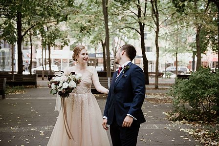 Corinne and Maxime's wedding; John KOO Photography; Les Enfants Terribles MTL wedding; Montreal Jewish wedding photographer; Montreal wedding Photographer; Old Montreal wedding portraits; Square Victoria wedding photos