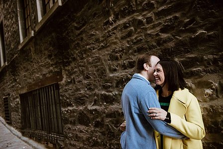 Montreal Surprise proposal photographer, Old Montreal Surprise Proposal, Matt and Jackie's Montreal surprise proposal, Montreal Engagement Photographer