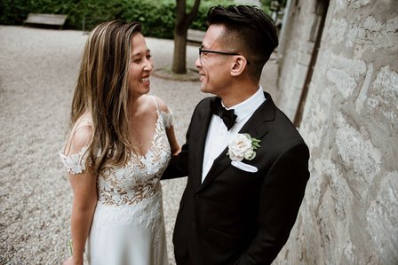 Montreal wedding Photographer; Montreal wedding photo; Carrie Ma officiant; Charlotte Flannery MUA hair stylist; FSEV wedding officiant; Jamie and Newton's wedding; John KOO Photography; Kristina Chan desserts; Longueuil wedding; Oxide design florist