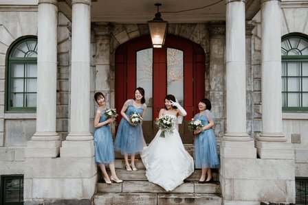 Montreal Wedding photographer, Hotel Nelligan wedding, Old Montreal wedding, MTL wedding photo, American Japanese wedding, Winter wedding