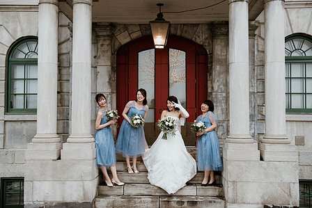Montreal Wedding photographer, Hotel Nelligan wedding, Old Montreal wedding, MTL wedding photo, American Japanese wedding, Winter wedding