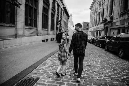 John KOO Photography; Montreal surprise proposal photography; Montreal wedding Photographer; Proposal photographer; She said yes; Teresa and Kevin's Montreal surprise proposal photographer; surprise proposal photography Old Montreal
