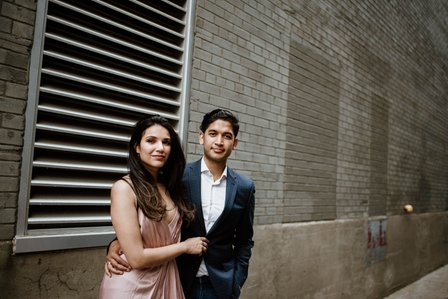 Mehreen and Animesh's surprise proposal; Montreal Proposal photographer; Montreal Surprise proposal photographer; Old Montreal Surprise Proposal; She said yes; Will You Marry Me