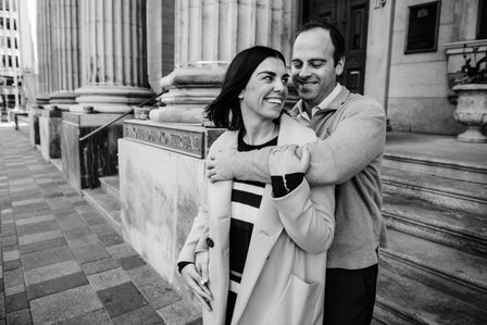 Montreal Surprise proposal photographer, Old Montreal Surprise Proposal, Matt and Jackie's Montreal surprise proposal, Montreal Engagement Photographer