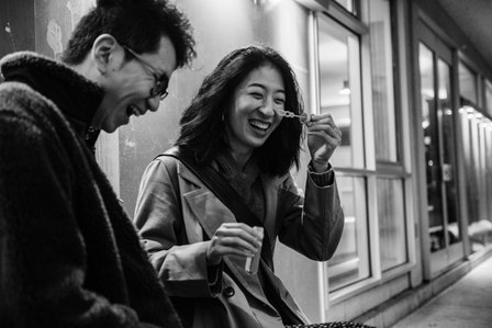 Beaver Lake Montreal portrait session; Beaver Lake pre-wedding photography; Engagement photo in Montreal; F & T's Montreal engagement photographer; John KOO Photography; engagement portraits MTL photography