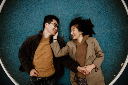 F+T's Montreal engagement photographer; Beaver Lake Montreal portrait session; Beaver Lake pre-wedding photography; Engagement photo in Montreal; John KOO Photography; engagement portraits MTL photography