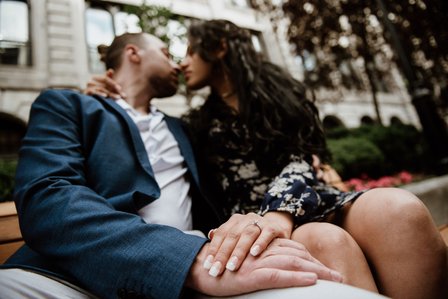 Hotel Saint Sulpice Montreal; Montreal Proposal photographer; Montreal Proposal photography; Montreal Surprise proposal photographer; Montreal wedding photographer; Meggy and Satnislav’s surprise proposal, Old Montreal surprise proposal photo