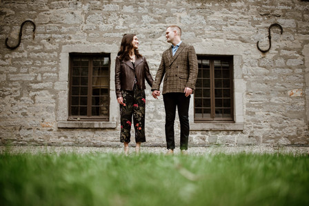 Adrien Bochereau and Vivien Gaumand; Fall Autumn photo shoot; Jessica and Chris's Montreal engagement photographer; John KOO Photography; L'ombre des Cosmos; Louis-Guy Roy; Montreal Pre-Wedding photographer; Montreal wedding Photographer; Old Montreal por