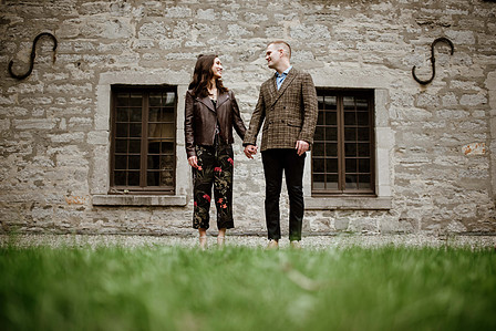 Adrien Bochereau and Vivien Gaumand; Fall Autumn photo shoot; Jessica and Chris's Montreal engagement photographer; John KOO Photography; L'ombre des Cosmos; Louis-Guy Roy; Montreal Pre-Wedding photographer; Montreal wedding Photographer; Old Montreal por