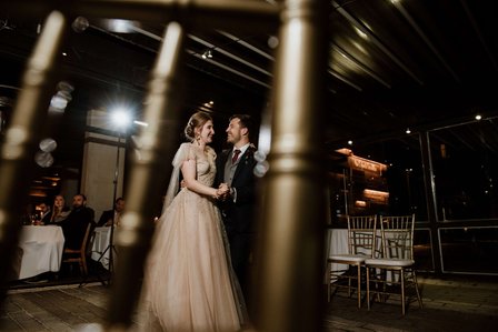 Corinne and Maxime's wedding; John KOO Photography; Les Enfants Terribles MTL wedding; Montreal Jewish wedding photographer; Montreal wedding Photographer; Old Montreal wedding portraits; Square Victoria wedding photos