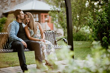 Montreal Engagement Photographer, Montreal wedding Photographer, Kim and Marc Olivier's engagement shoot; Montreal Engagement Photo, RécréoParc, Sainte-Catherine, QC, Sunset engagement photo; MTL engagement photo by the water