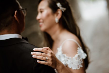 Montreal wedding Photographer; Montreal wedding photo; Carrie Ma officiant; Charlotte Flannery MUA hair stylist; FSEV wedding officiant; Jamie and Newton's wedding; John KOO Photography; Kristina Chan desserts; Longueuil wedding; Oxide design florist