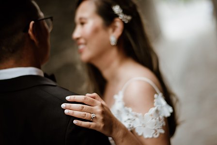 Montreal wedding Photographer; Montreal wedding photo; Carrie Ma officiant; Charlotte Flannery MUA hair stylist; FSEV wedding officiant; Jamie and Newton's wedding; John KOO Photography; Kristina Chan desserts; Longueuil wedding; Oxide design florist