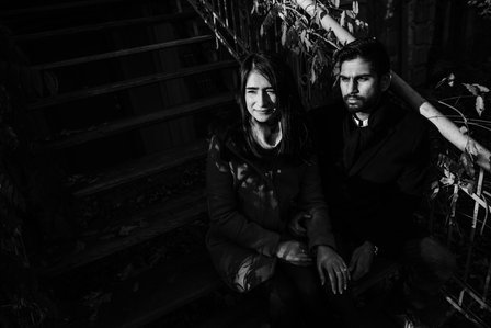 Carré Saint-Louis marriage proposal photo; Komal and Vishal's surprise proposal; Montreal surprise photographer; Plateau Mont-Royal surprise proposal; Square Saint-Louis surprise proposal photo