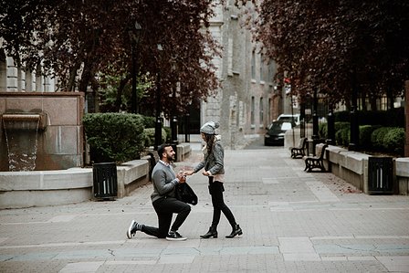 Montreal surprise proposal photographer, Montreal engagement photographer, Montreal wedding Photographer, Old Montreal surprise proposal, Raheel and Tayeba's Montreal surprise proposal, destination surprise proposal photographer